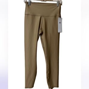 Alo Toasted Almond 7/8 High waist airlift leggings